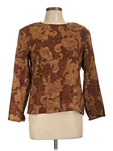Carlisle 3/4 Sleeve Silk Top (view 1)