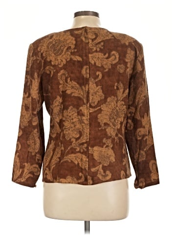 Carlisle 3/4 Sleeve Silk Top (view 2)