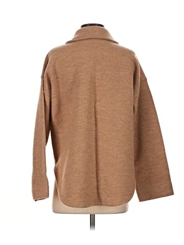 Madewell Boiled Wool Half-Zip Popover Sweater (view 2)