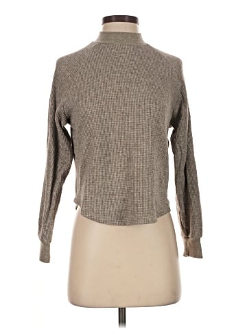 Madewell Waffle-Knit Long-Sleeve Crewneck Tee (view 1)