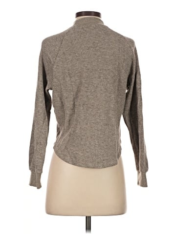 Madewell Waffle-Knit Long-Sleeve Crewneck Tee (view 2)