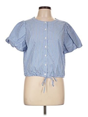 J.Crew Factory Store Short Sleeve Blouse (view 1)