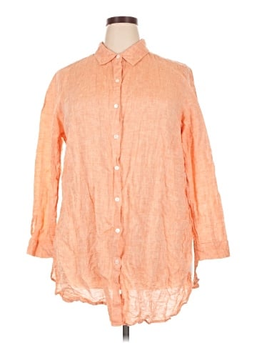J.Jill 3/4 Sleeve Button-Down Shirt (view 1)