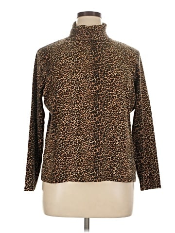 Jones New York Signature Long Sleeve Blouse (view 1)