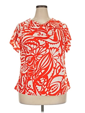 KRISTIN NICOLE Short Sleeve Blouse (view 1)