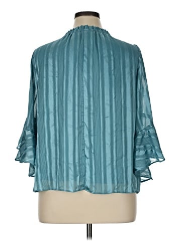 LC Lauren Conrad 3/4 Sleeve Blouse (view 2)