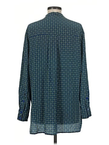 Diane von Furstenberg Long Sleeve Silk Top (view 2)