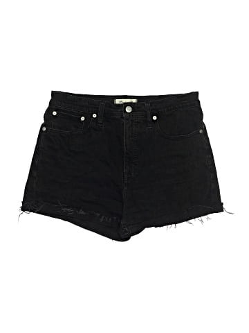 Madewell High-Rise Denim Shorts in Lunar Wash (view 1)