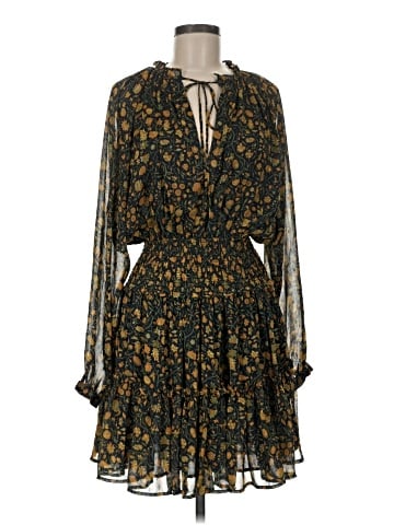 Olivaceous Casual Dress (view 1)