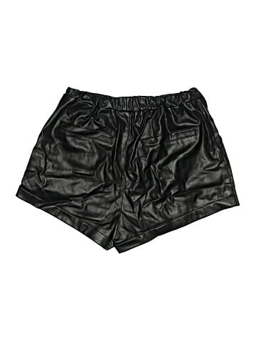 Soho Faux Leather Shorts (view 2)