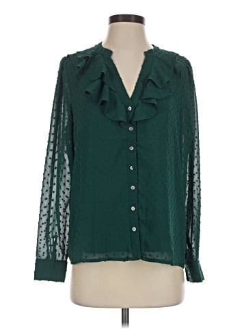 J.Crew Factory Store Long Sleeve Blouse (view 1)