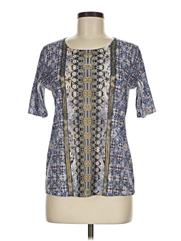Christopher & Banks Short Sleeve Blouse (view 1)