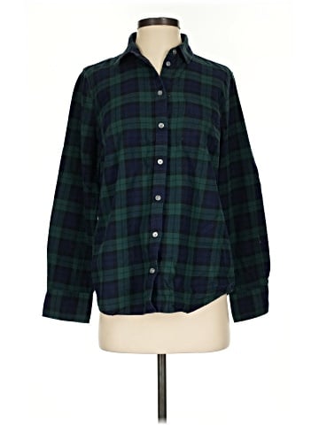 J.Crew Factory Store Long Sleeve Button-Down Shirt (view 1)