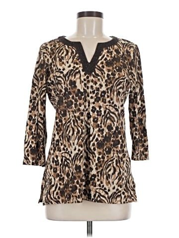 Charter Club 3/4 Sleeve Blouse (view 1)