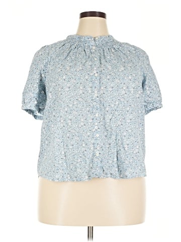 J.Crew Factory Store Short Sleeve Blouse (view 1)