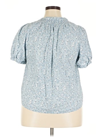 J.Crew Factory Store Short Sleeve Blouse (view 2)