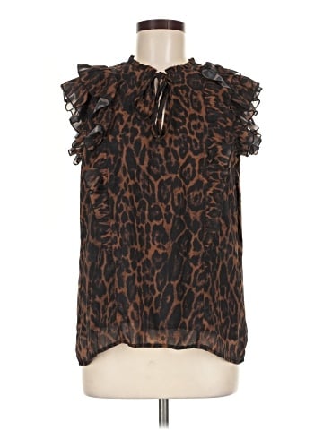 Aqua Sleeveless Blouse (view 1)