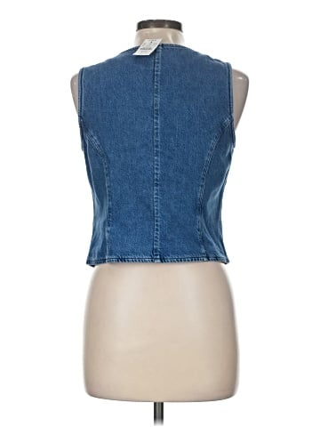 J.Crew Factory Store Denim Vest (view 2)