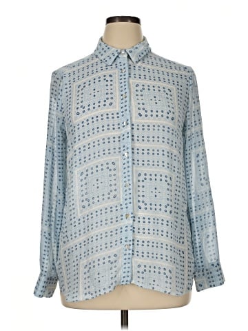 Rose + Olive Long Sleeve Blouse (view 1)