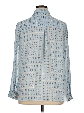 Rose + Olive Long Sleeve Blouse (view 2)