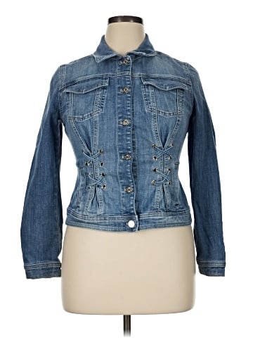 White House Black Market Denim Jacket (view 1)