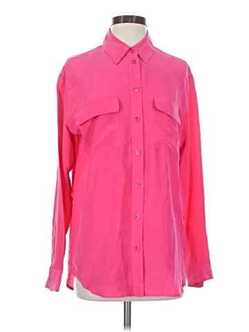 Equipment Long Sleeve Button-Down Shirt (view 1)