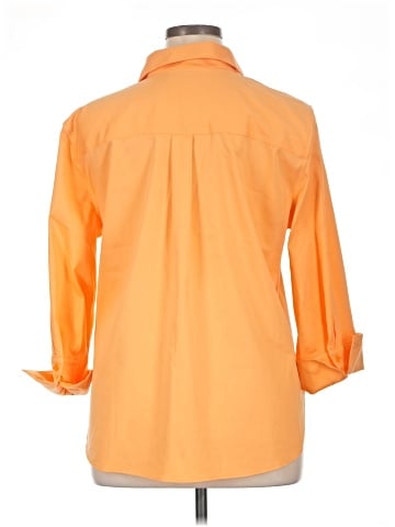 Chico's 3/4 Sleeve Button-Down Shirt (view 2)