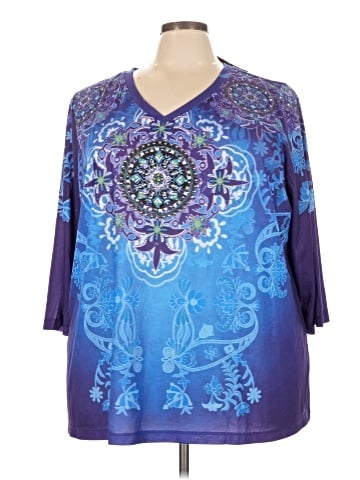 Avenue 3/4 Sleeve T-Shirt (view 1)