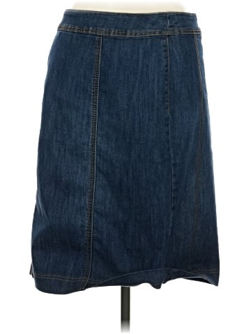 Christopher & Banks Denim Skirt (view 2)