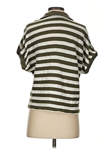 Madewell Relaxed V-Neck Polo Shirt in Stripe (view 2)