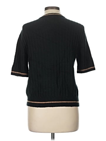 Madewell Short Puff-Sleeve Cardigan (view 2)