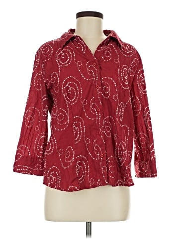 North Style 3/4 Sleeve Blouse (view 1)