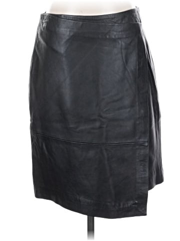 Mango Faux Leather Skirt (view 1)