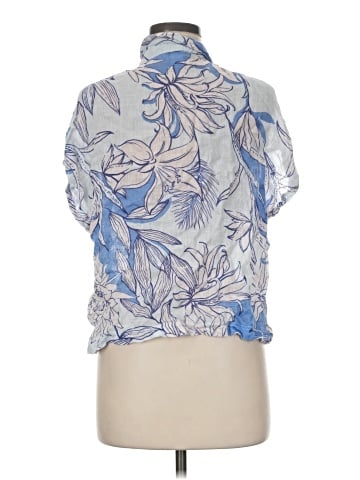 H By Halston Short Sleeve Blouse (view 2)