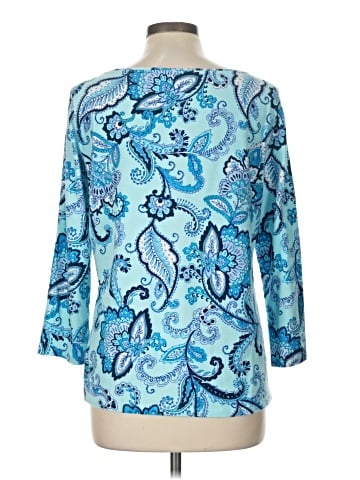Talbots 3/4 Sleeve T-Shirt (view 2)