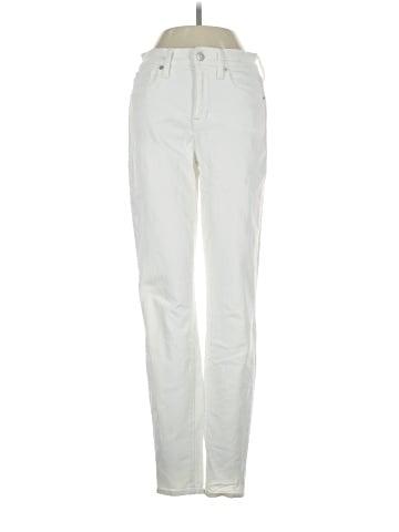 Madewell 9" High-Rise Skinny Jeans in Pure White (view 1)