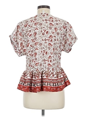 Blu Pepper Short Sleeve Blouse (view 2)