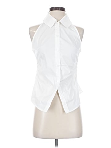 Elan Sleeveless Button-Down Shirt (view 1)