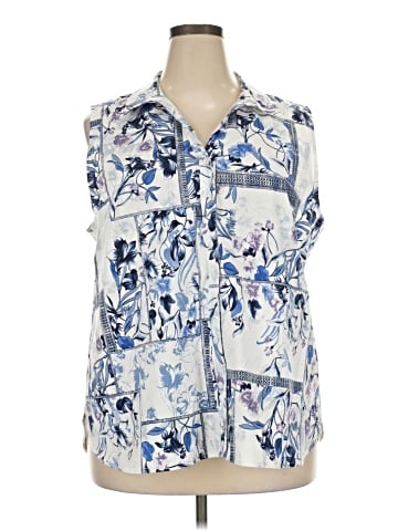 Chico's Sleeveless Button-Down Shirt (view 1)