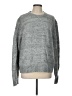 Express Solid Gray Pullover Sweater Size L - photo 1