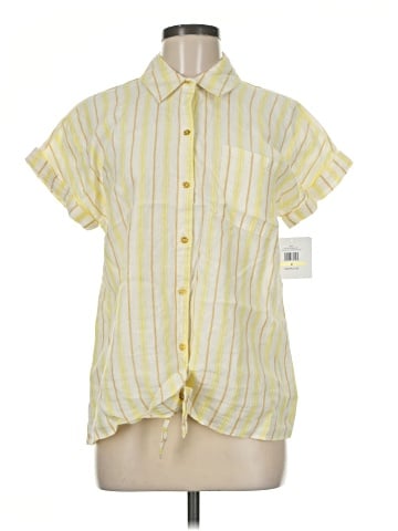 Ellen Tracy Short Sleeve Button-Down Shirt (view 1)