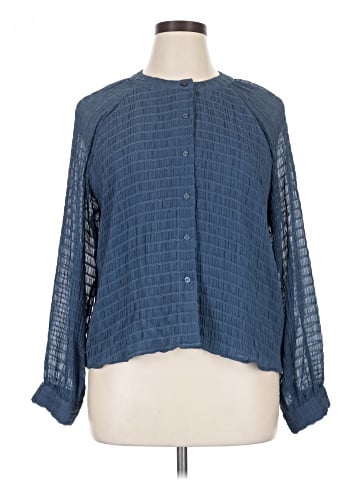 Calvin Klein Long Sleeve Blouse (view 1)
