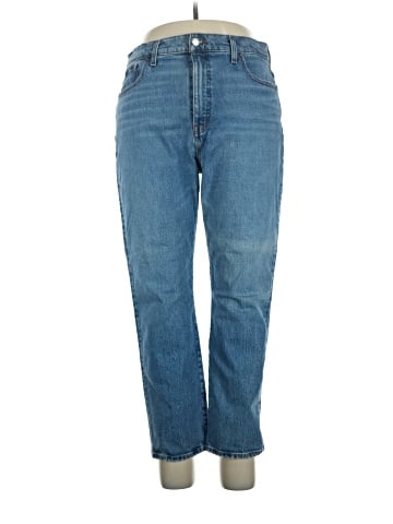 Madewell The '90s Straight Crop Jean in Hazeldell Wash (view 1)