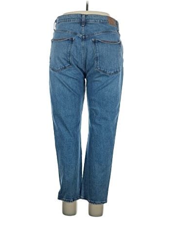 Madewell The '90s Straight Crop Jean in Hazeldell Wash (view 2)