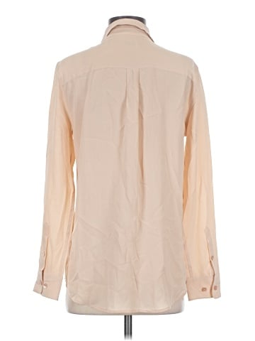 Equipment Long Sleeve Silk Top (view 2)
