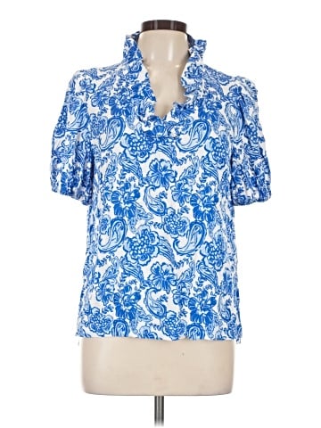 Crown & Ivy Short Sleeve Blouse (view 1)