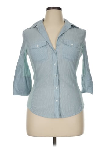 James Perse 3/4 Sleeve Button-Down Shirt (view 1)