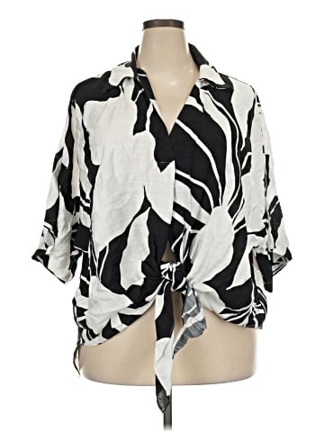 City Chic 3/4 Sleeve Blouse (view 1)