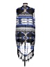 Truth NYC 100% Polyester Blue Kimono Size L - photo 2