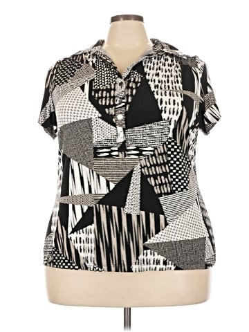 Alfani Short Sleeve Blouse (view 1)